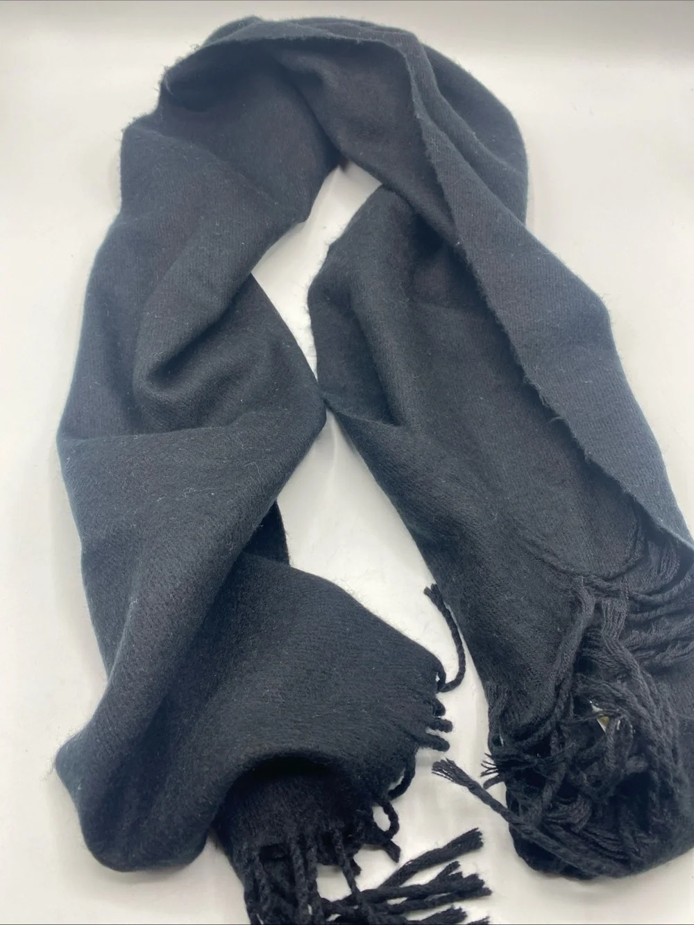 Royal Rossi Scarf Womens 100% Cashmere Fringe Accent Mongolia Winter Fall